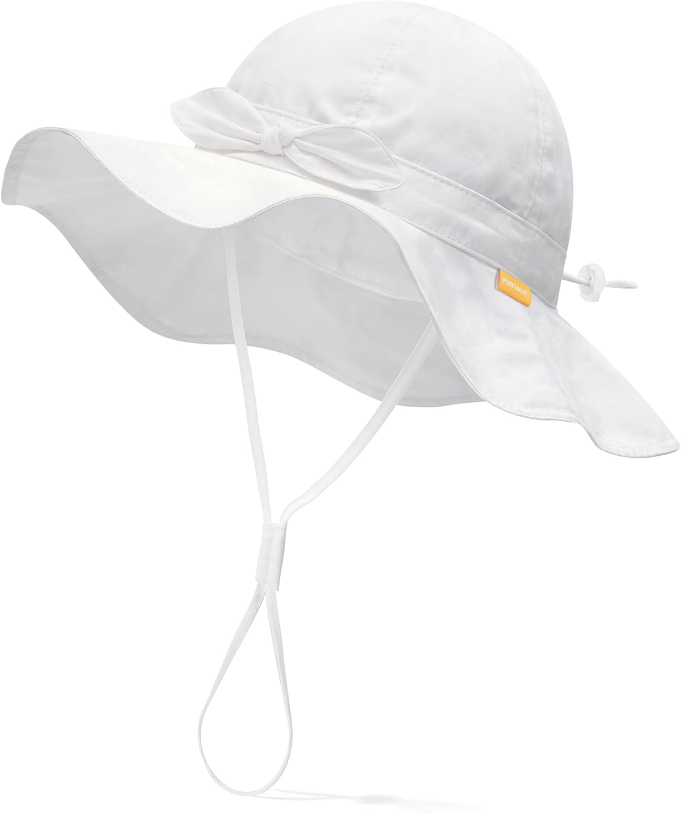 Baby girl wide brim hat