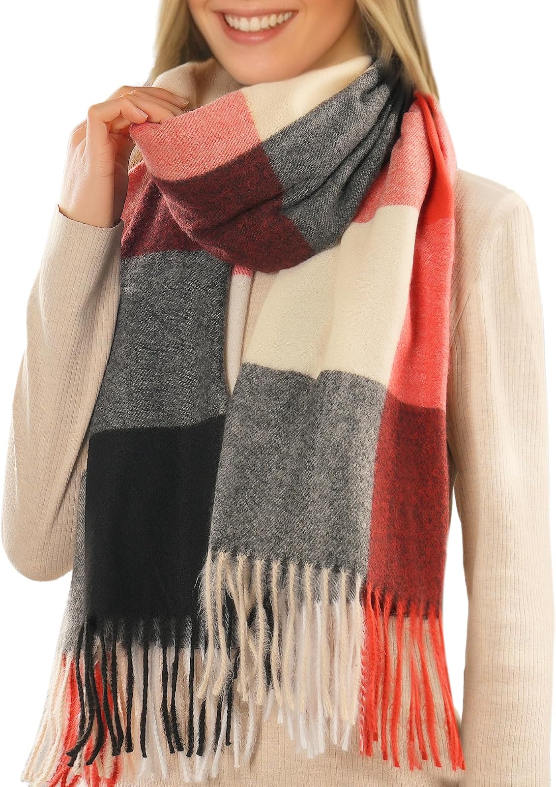 Chunky oversized scarf