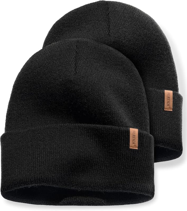 Cuffed beanie two pack