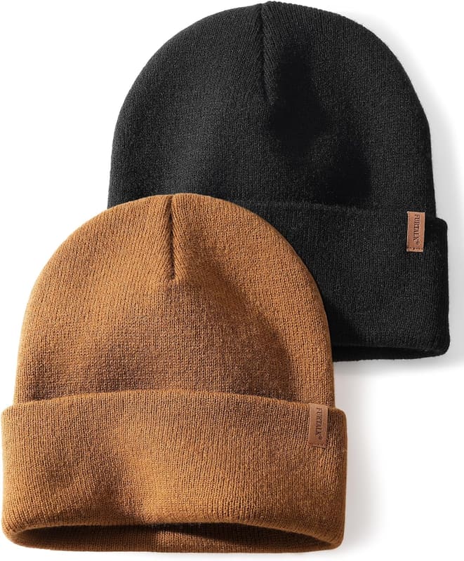 Cuffed beanie two pack