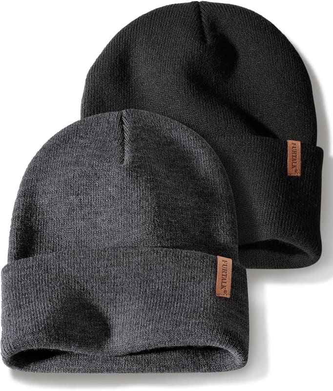 Cuffed beanie two pack