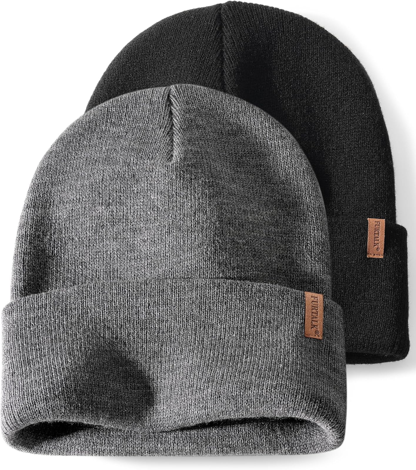 Cuffed beanie two pack