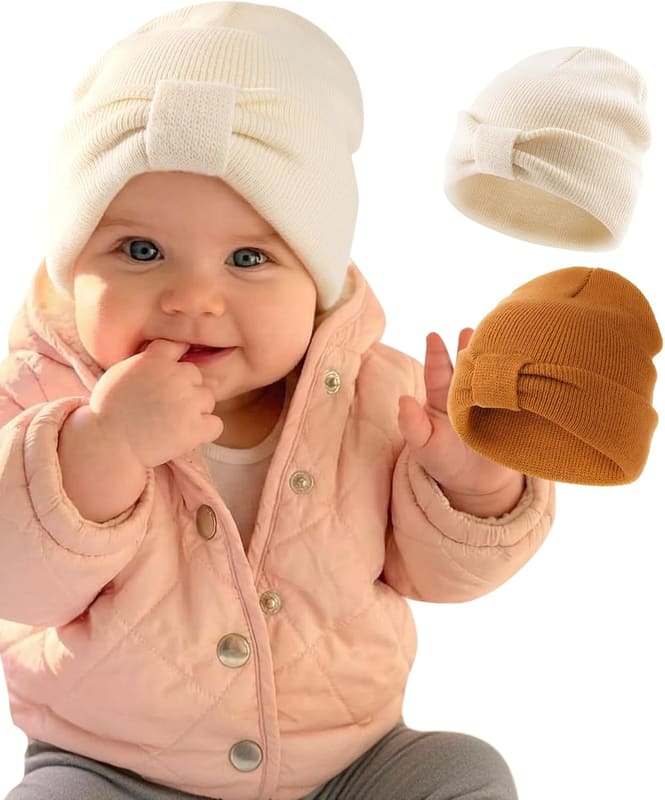 Cuffed newborn beanie