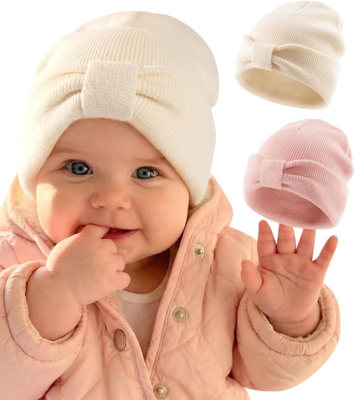 Cuffed newborn beanie