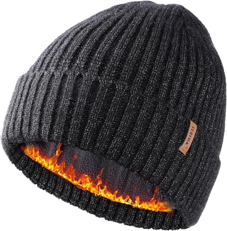 Double layer ski beanie