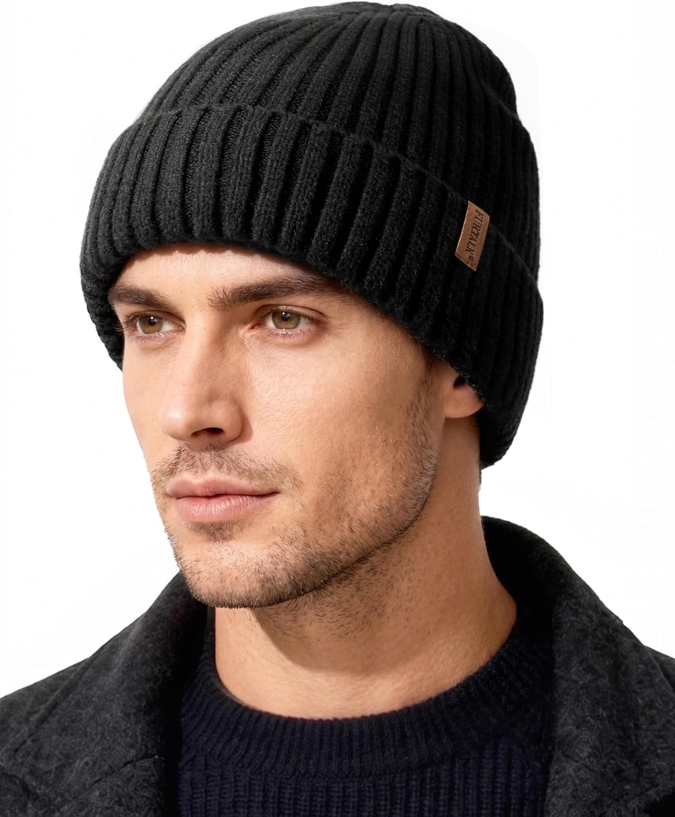 Double layer ski beanie