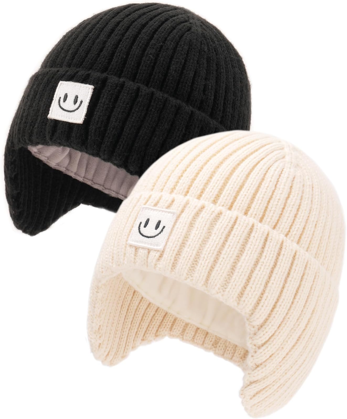 Earflap baby beanie