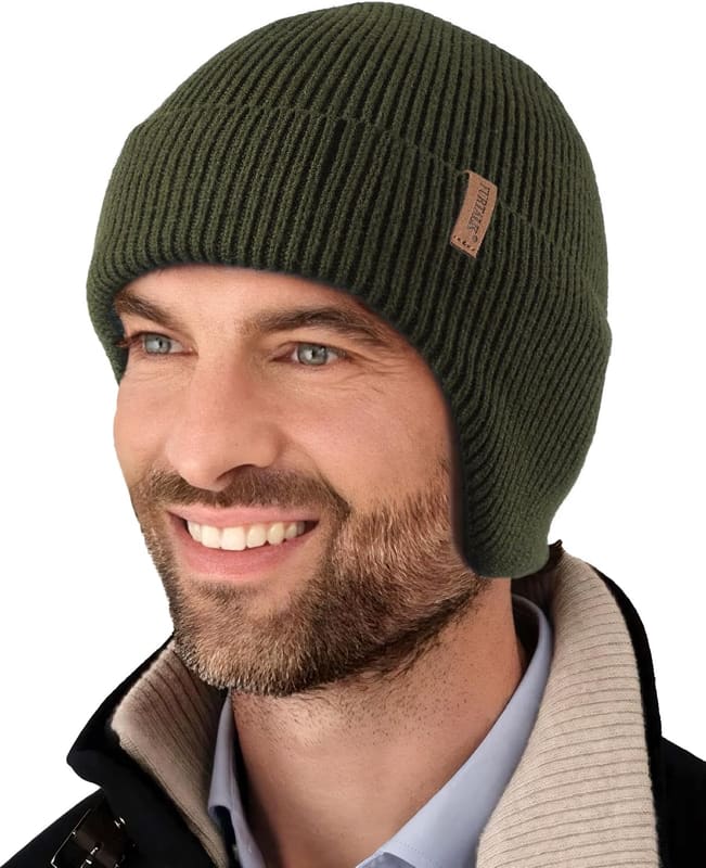 Earflap fleece beanie