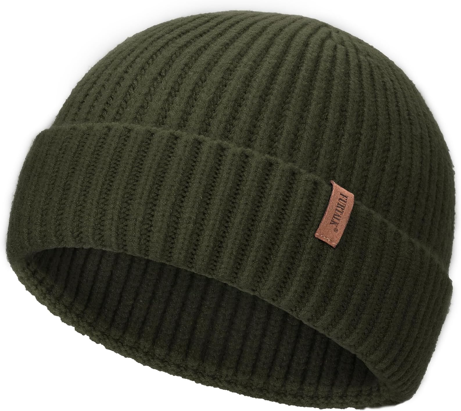 Fisherman watch cap in green