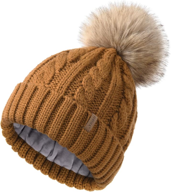 Fleece lined Chunky skull cap