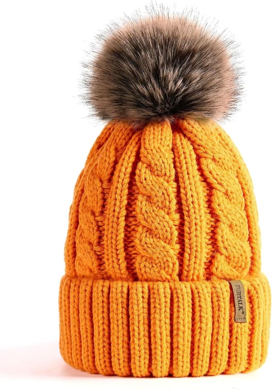 Fleece lined Chunky skull cap
