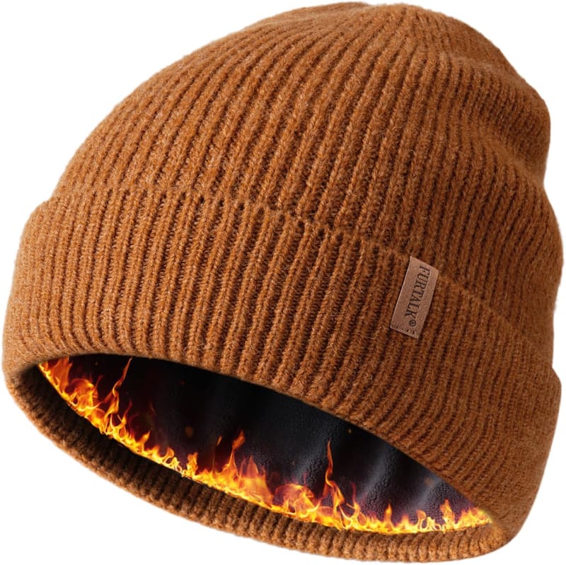 Fleece lined skull cap