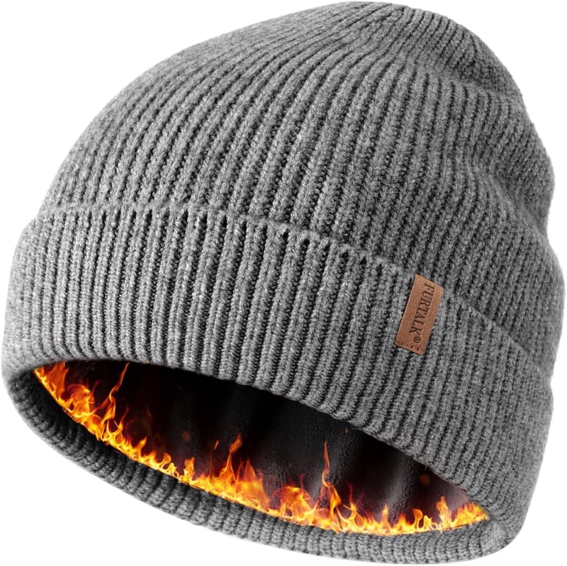Fleece lined skull cap