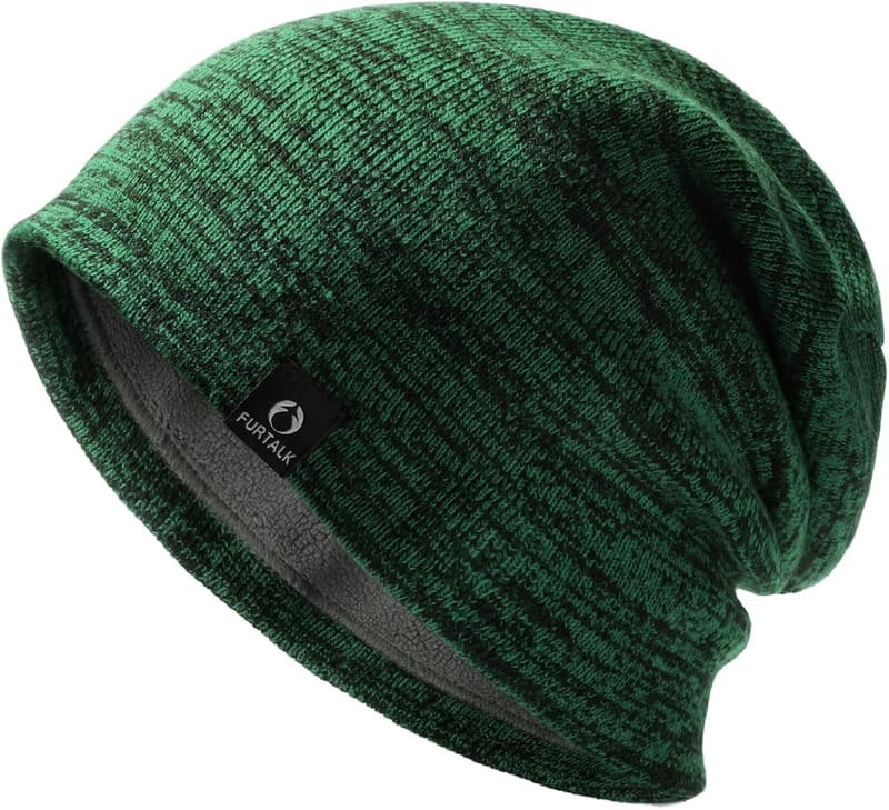 Fleece lined Slouchy beanie