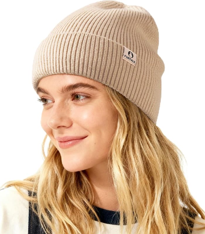 Fleece lined Slouchy skull cap