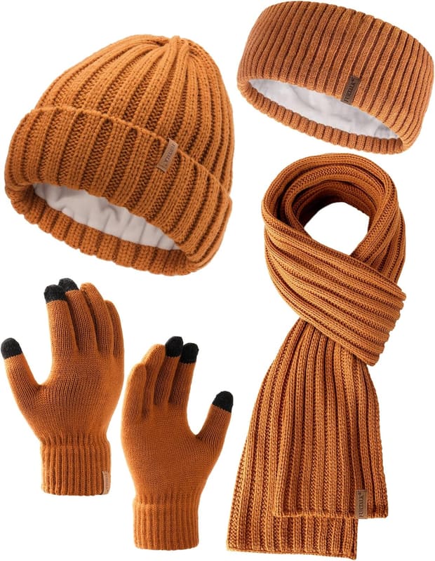 Fleece lined winter set, four pack