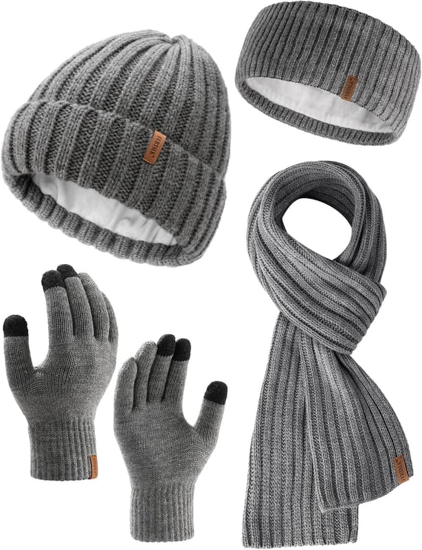 Fleece lined winter set, four pack
