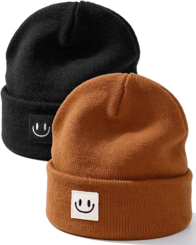 Knitted baby cap