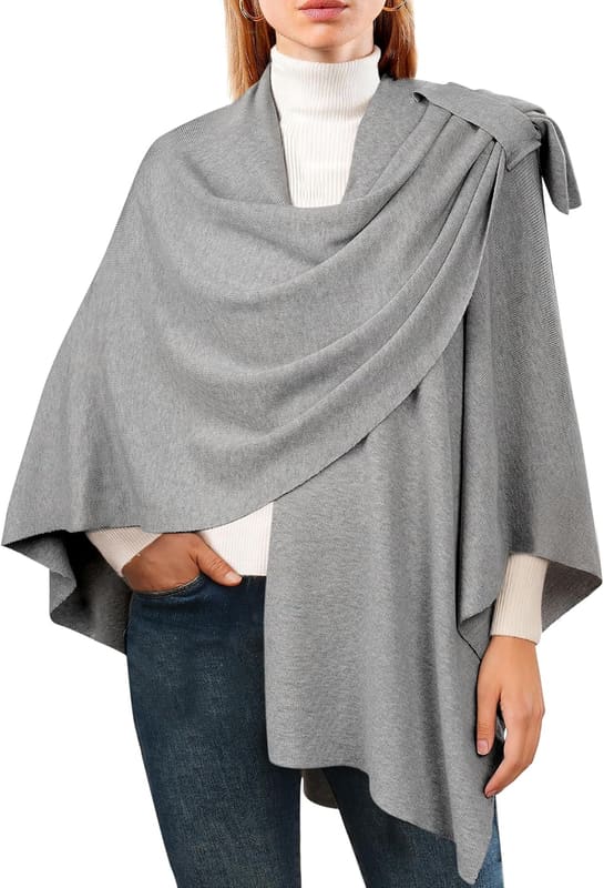 Large poncho shawl cape