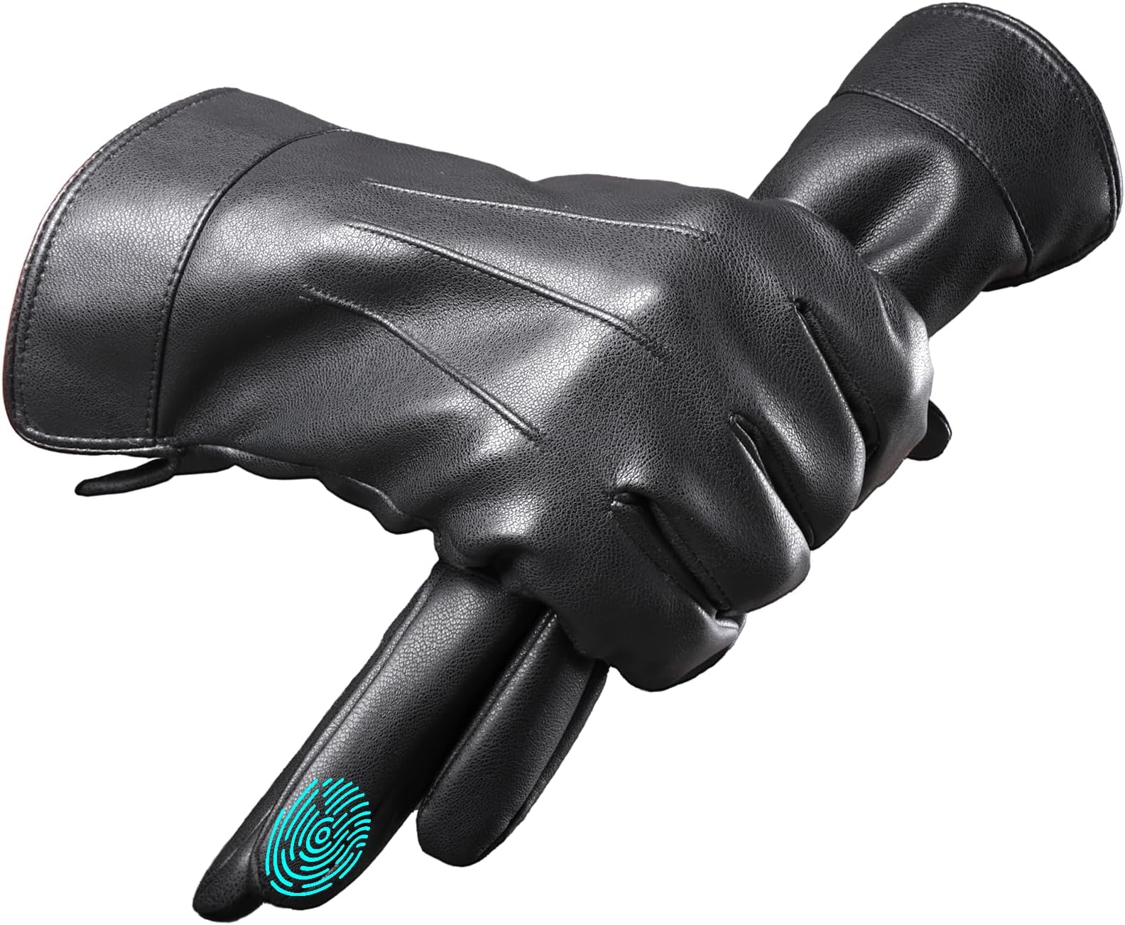 Leather driving gloves