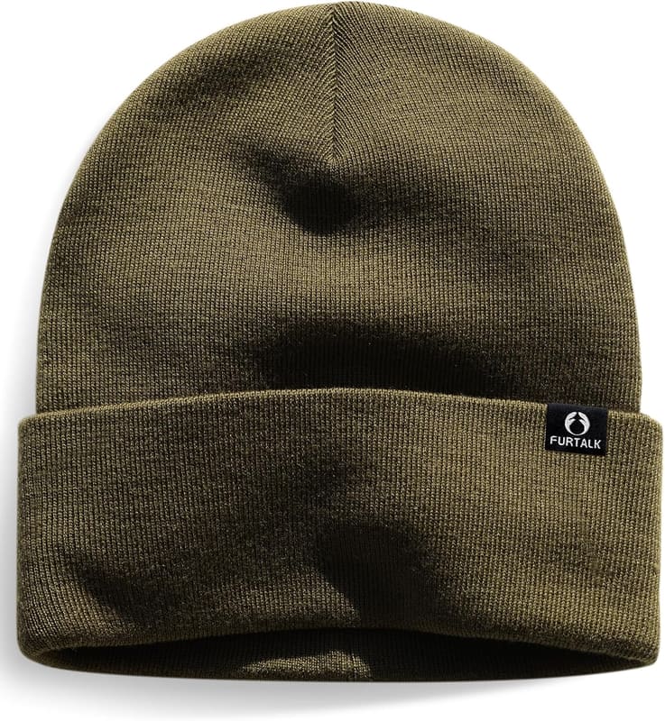 Merino wool double-layer beanie