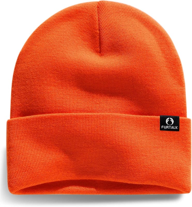 Merino wool double-layer beanie