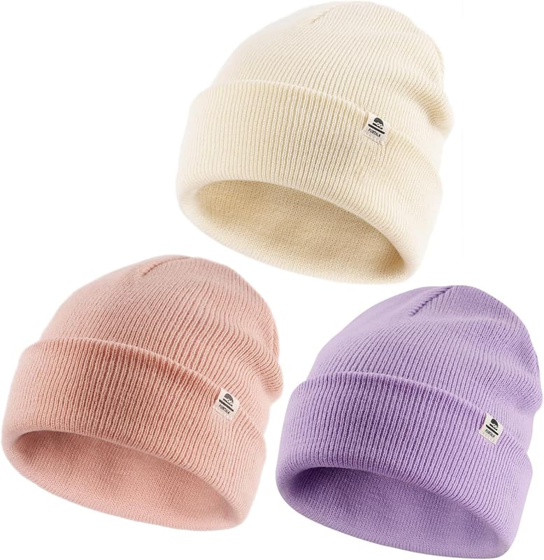 Newborn skull cap, three pack