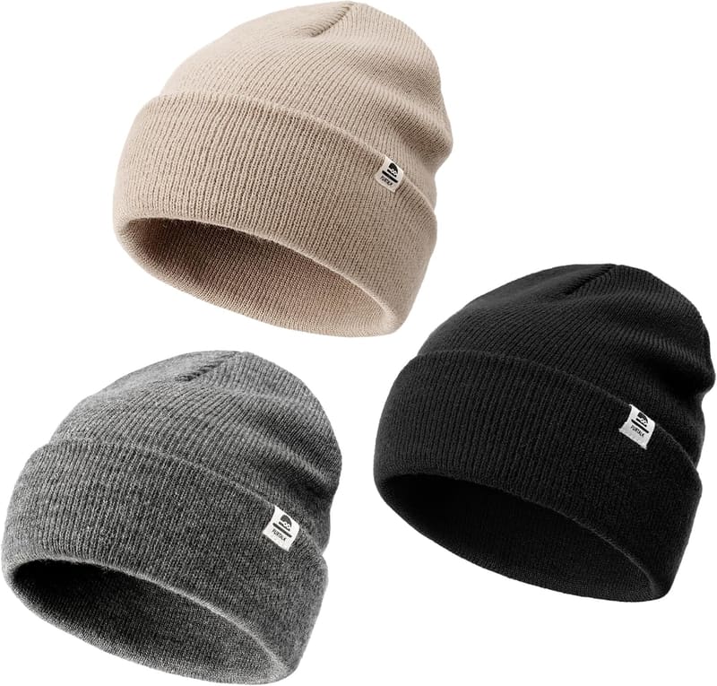 Newborn skull cap, three pack