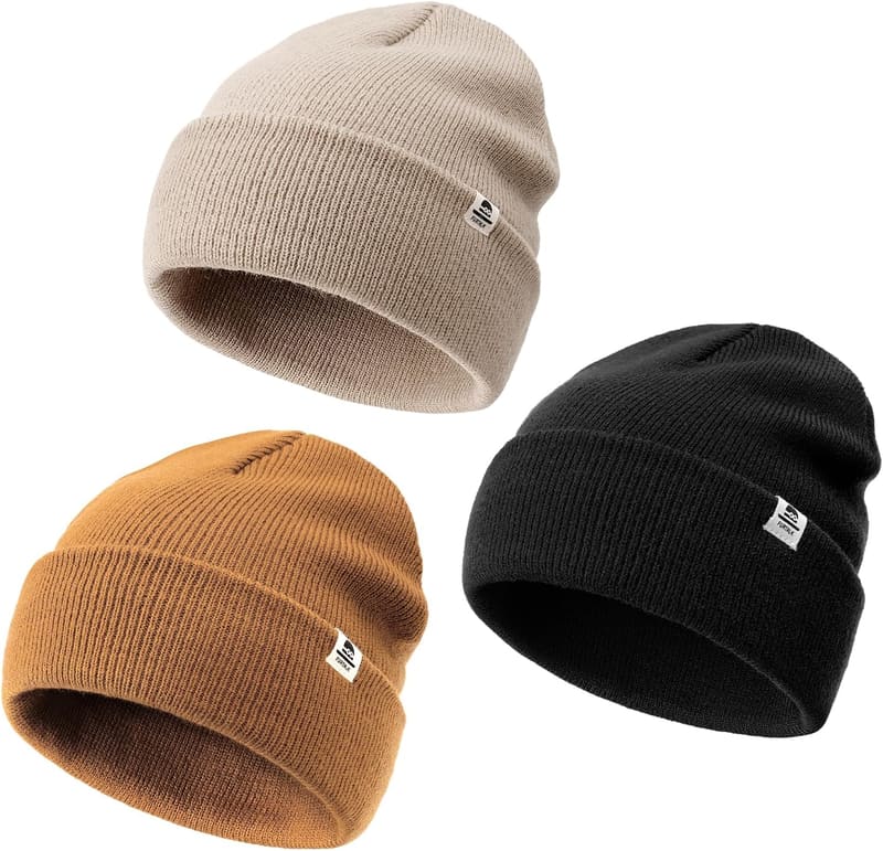 Newborn skull cap, three pack