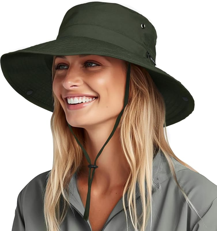 Packable cowboy hat