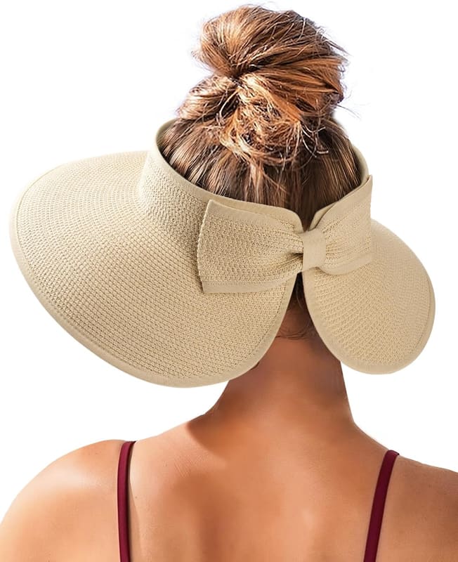 Ponytail Wide brim visor