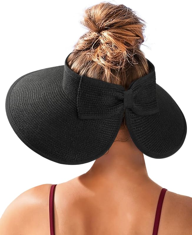 Ponytail Wide brim visor