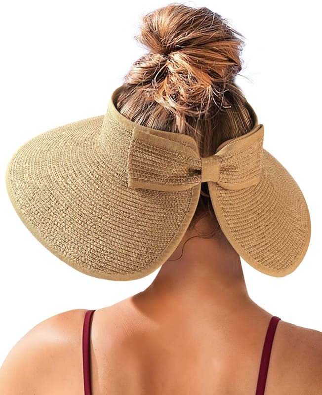 Ponytail Wide brim visor
