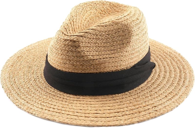 Raffia Wide brim fedora
