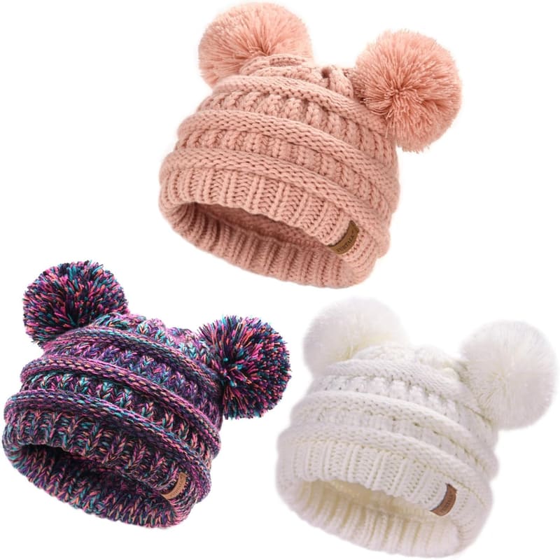 Ribbed Soft baby skull cap
