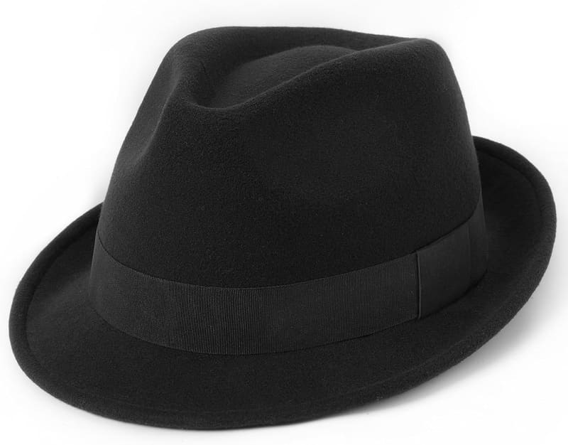 Short brim Adjustable fedora