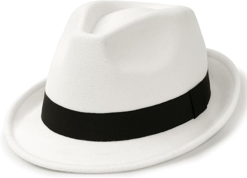 Short brim Adjustable fedora