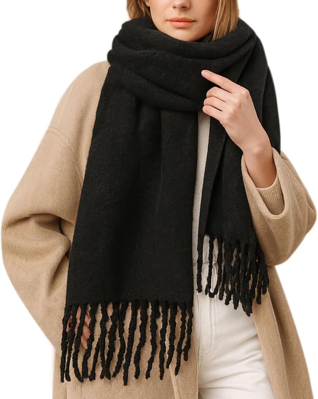 Soft blanket scarf