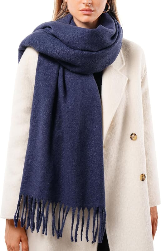 Soft blanket scarf