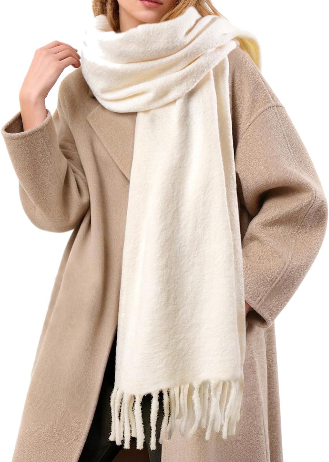 Soft blanket scarf
