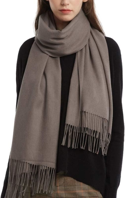 Soft wedding shawl in shrimp