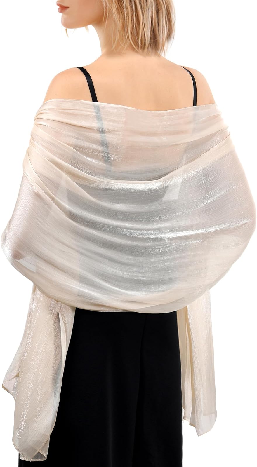 Sparkly bridesmaid wrap