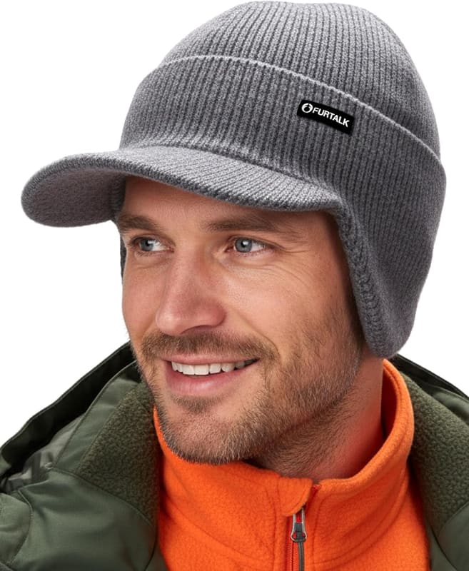 Thermal brim beanie
