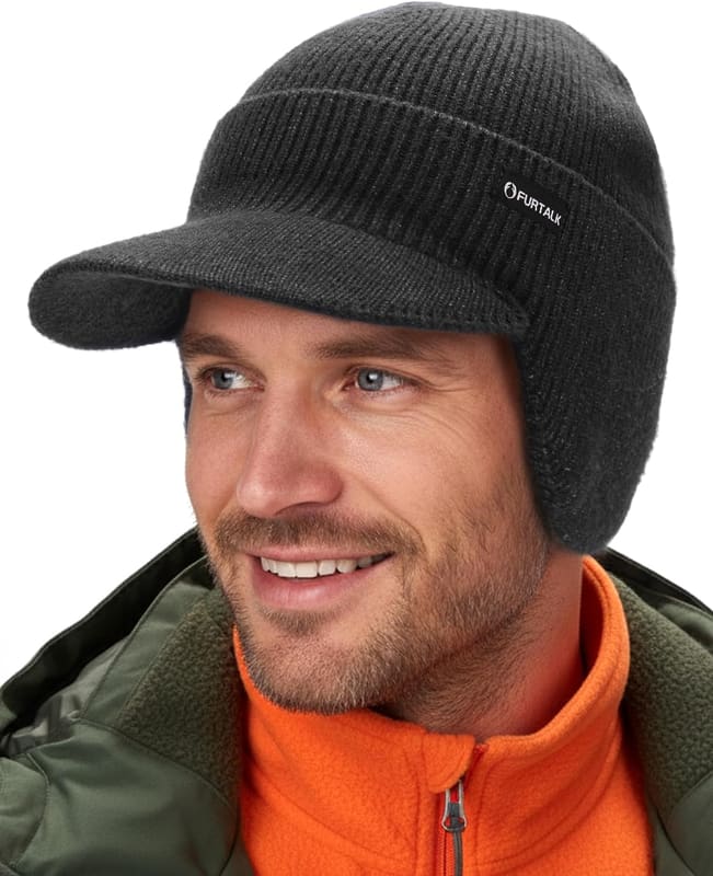 Thermal brim beanie