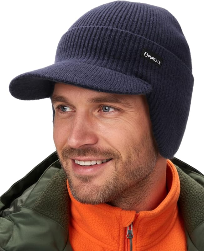 Thermal brim beanie