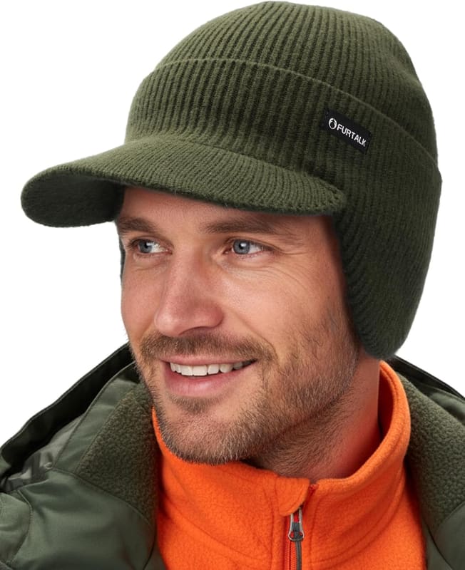 Thermal brim beanie