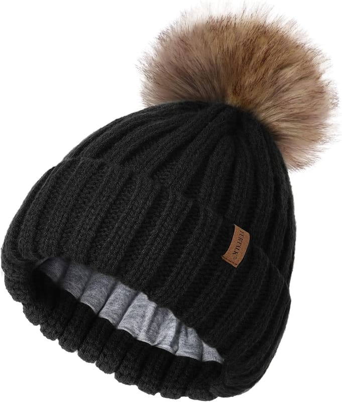 Toddler beanie in black