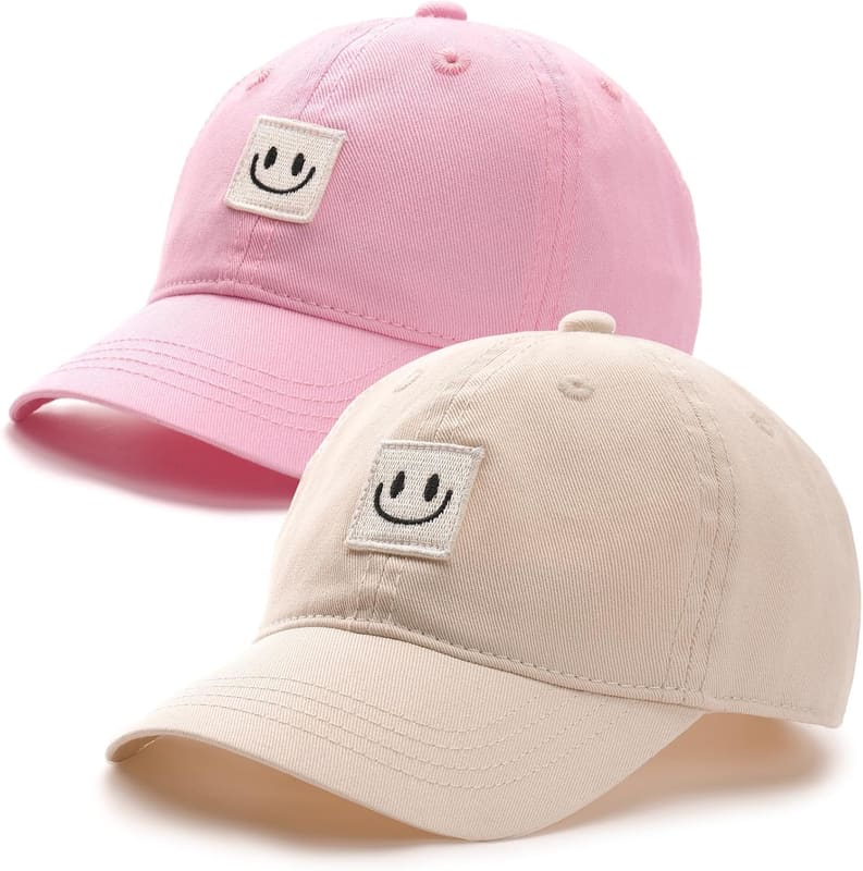 Washed cotton Adjustable baby cap
