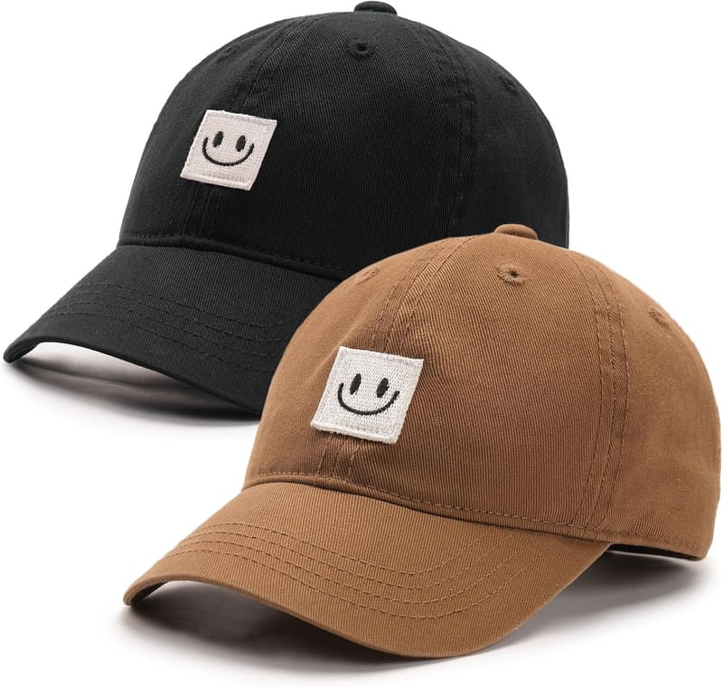 Washed cotton Adjustable baby cap