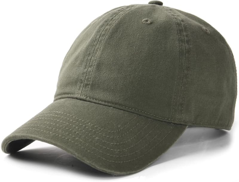 Washed cotton dad hat